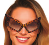 GP27368 – 50s Retro Raubkatzenbrille Karneval Kostüm – Farbe: Braun