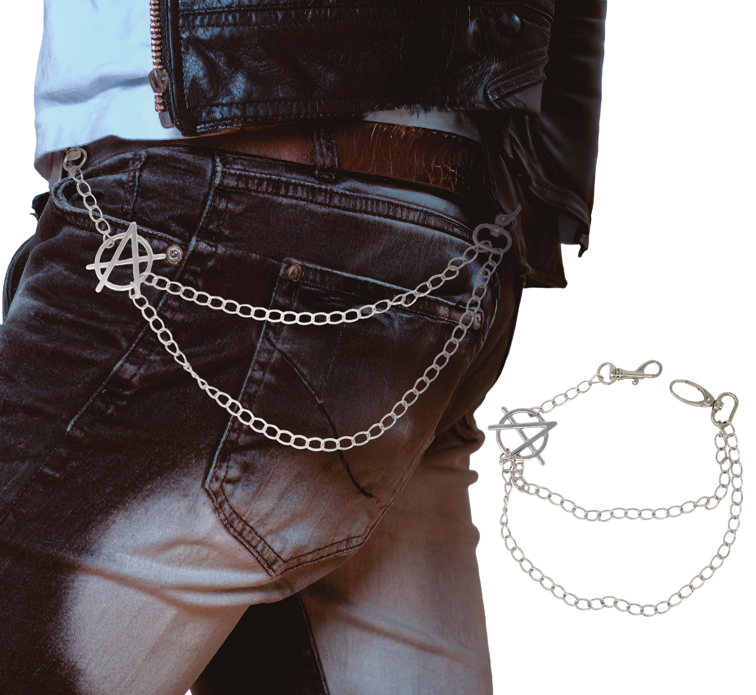 GP27370 – Weltkulturen Accessoire Für Punk Fans – Farbe: Silber