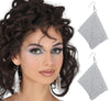 GP27393 – Disco Glam 70's Ohrschmuck – Farbe: Silber