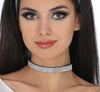 GP27394 – Prinzessin Karneval Glamour Halsreifen – Farbe: Silber