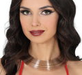 Prinzessin Karneval Schmuck Goldene Eleganz