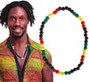 GP27408 – Rastafari Karneval Kette Farbenfrohe – Farbe: Mehrfarbig