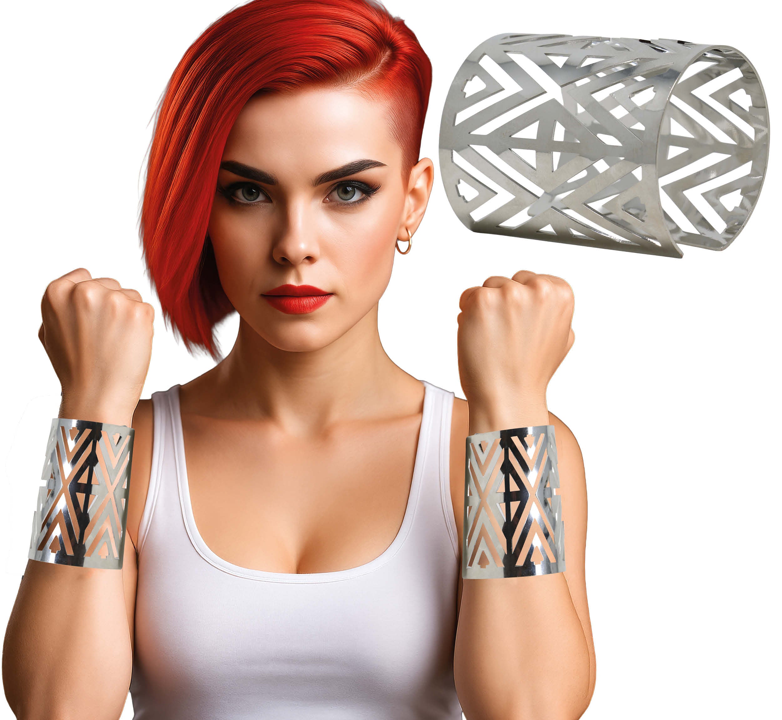 GP27435 – Weltkulturen Armband Elegant Karneval – Farbe: Silber