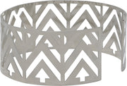 Cyberpunk Choker für Erwachsene silber, Bild 2