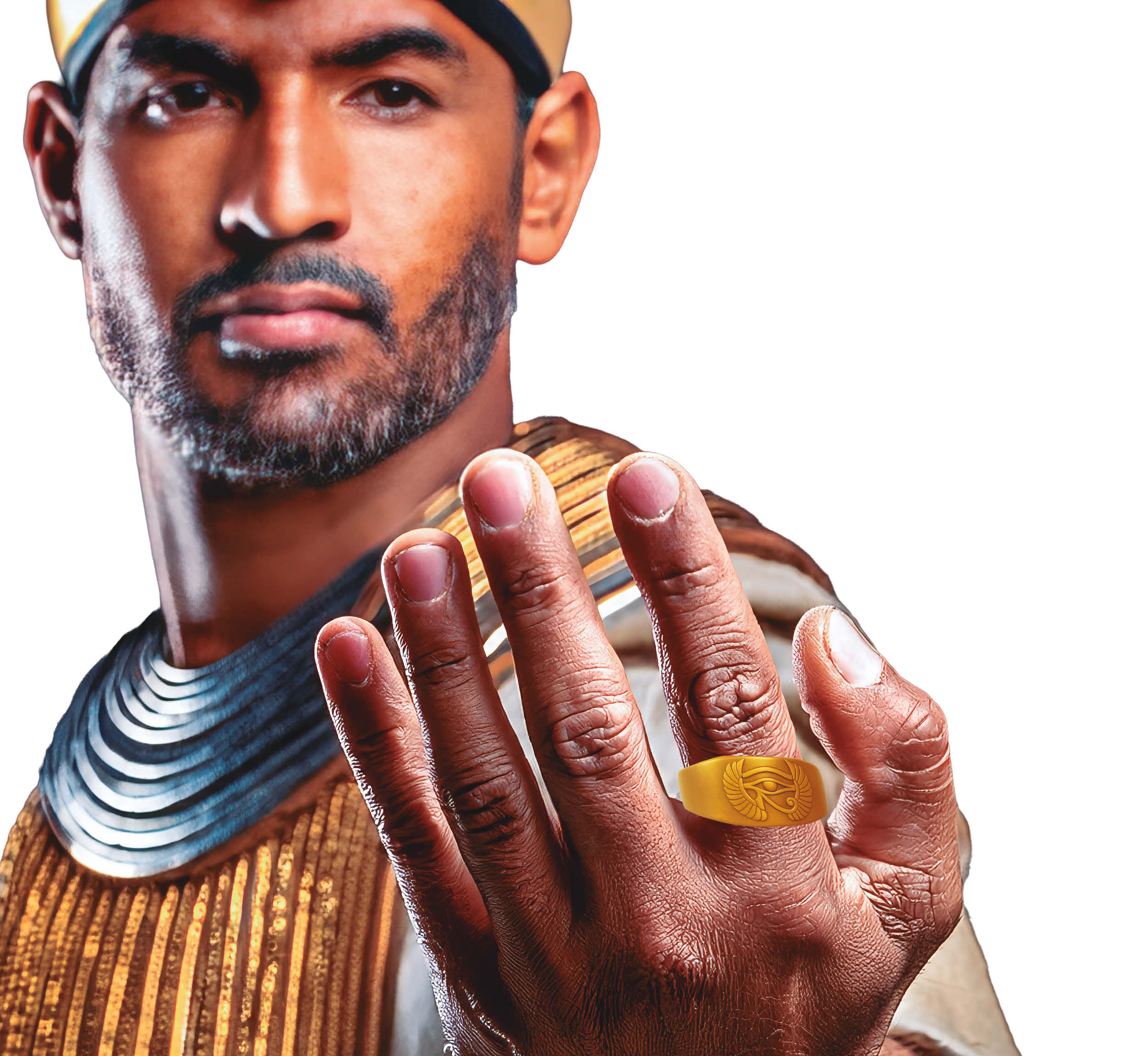 GP27437 – Ägypten Pharaonen Schmuck Ring – Farbe: Gold