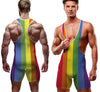 GP27449 – Regenbogen Karneval Kostüm Mehrfarbig – Größe: 52 - 54 (L) – Farbe: Mehrfarbig