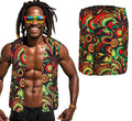 Jamaika Weste für Erwachsene Rasta