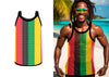 GP27459 – Rastafari Lebensgefühl Karneval – Größe: 52 - 54 (L) – Farbe: Mehrfarbig