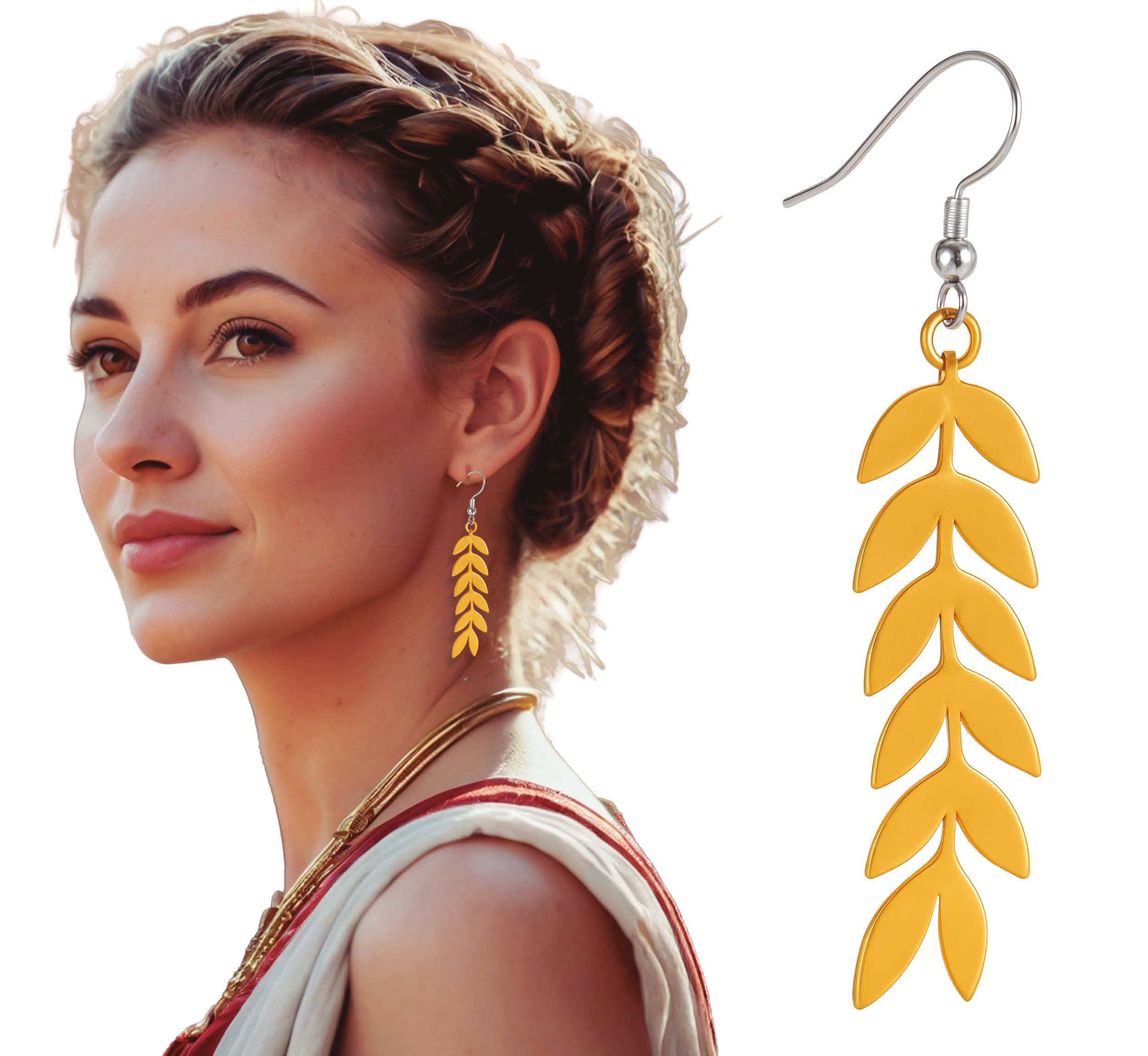 GP27482 – Römer Schmuck Antike Ohrringe – Farbe: Gold
