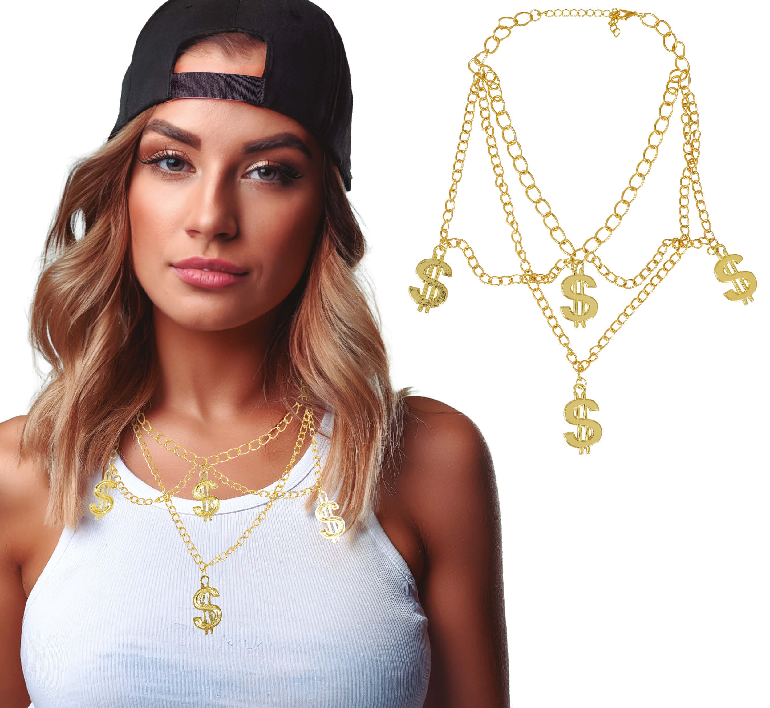 GP27494 – Weltkulturen Symbol Halskette Glamour – Farbe: Gold