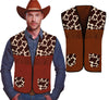 GP27519 – Cowboy Abenteurer Weste Kostüm Karneval – Farbe: Braun
