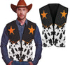 GP27521 – Cowboy Sheriff Weste Wilder Westen – Farbe: Mehrfarbig