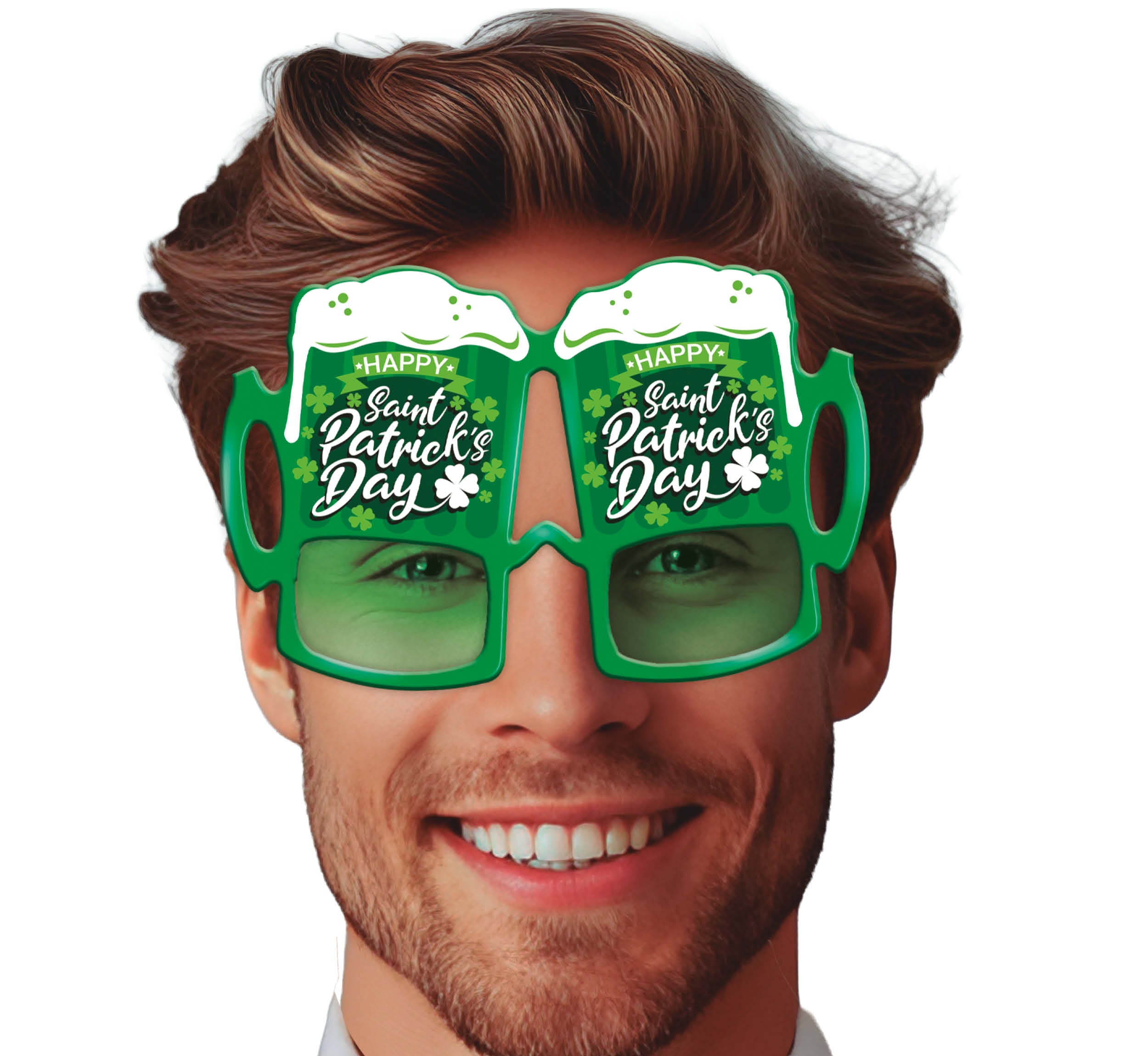 GP27533 – St Patricks Feier Brille Party Accessoire – Farbe: Mehrfarbig
