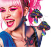 GP27541 – Karneval Psychedelische Pilz Ohrringe – Farbe: Mehrfarbig
