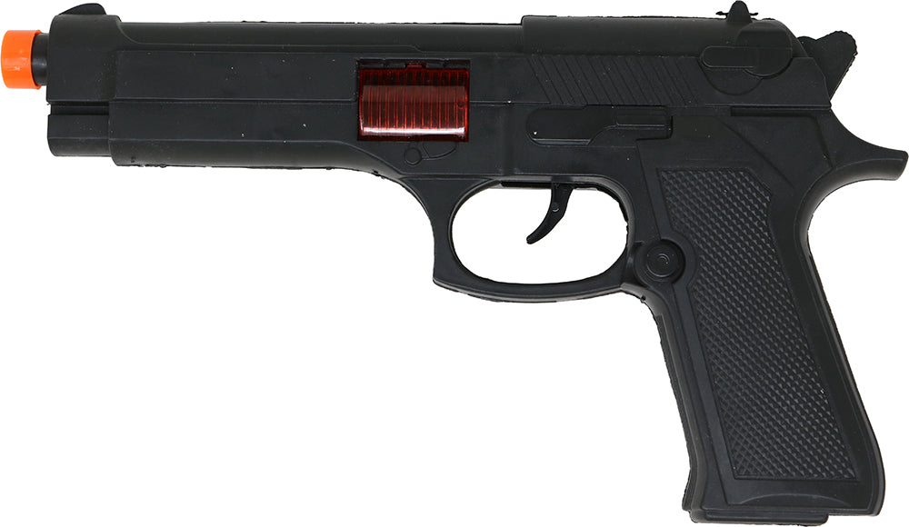GP18887 – Pistole für Erwachsene schwarz 23 cm Polizei – Farbe: Schwarz