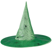 Neon Hexenhut für Damen mit Spinnennetz, Bild 4