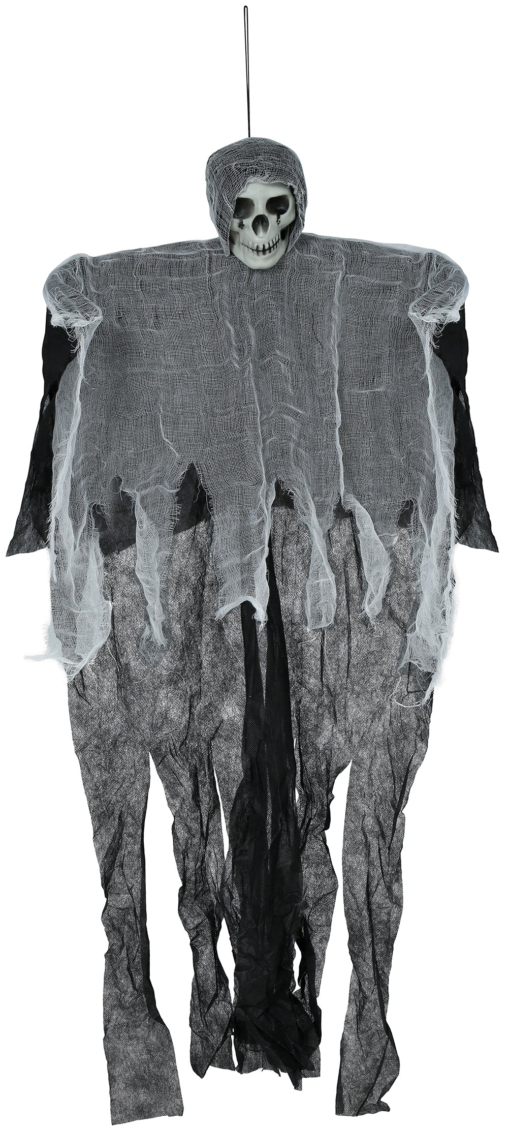 GP29002 – Skelett Grusel Deko Halloween Geisterfigur – Farbe: Grau
