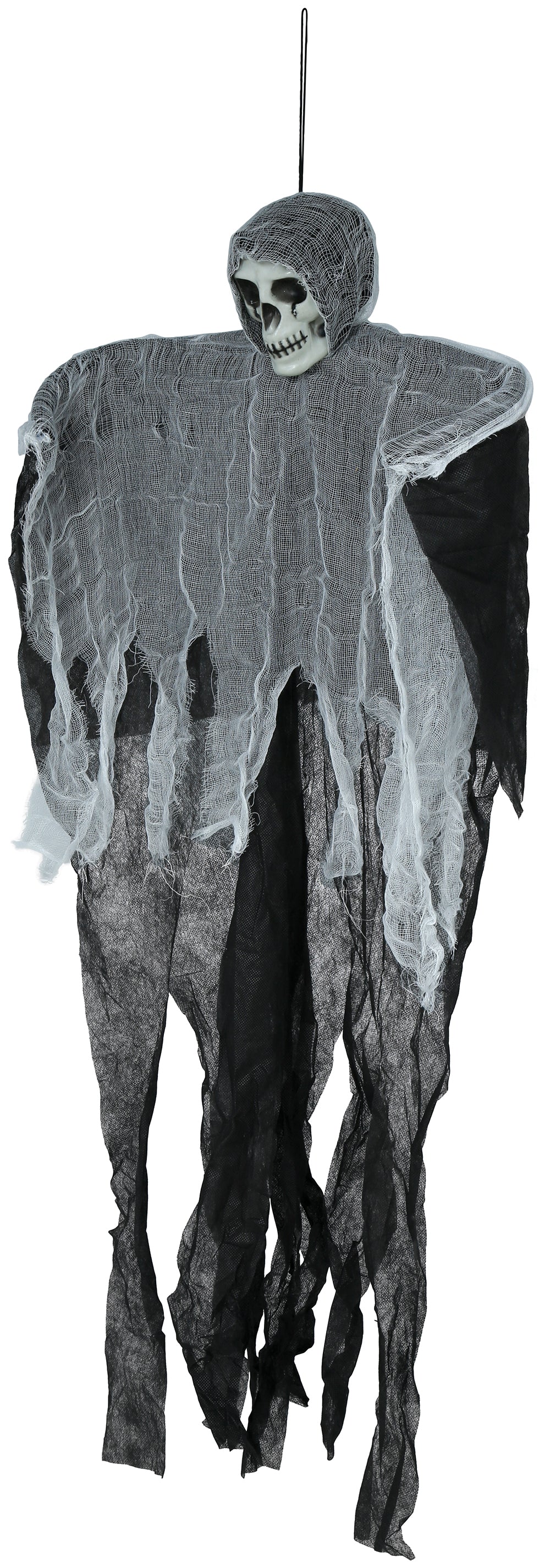 GP29002 – Skelett Grusel Deko Halloween Geisterfigur – Farbe: Grau