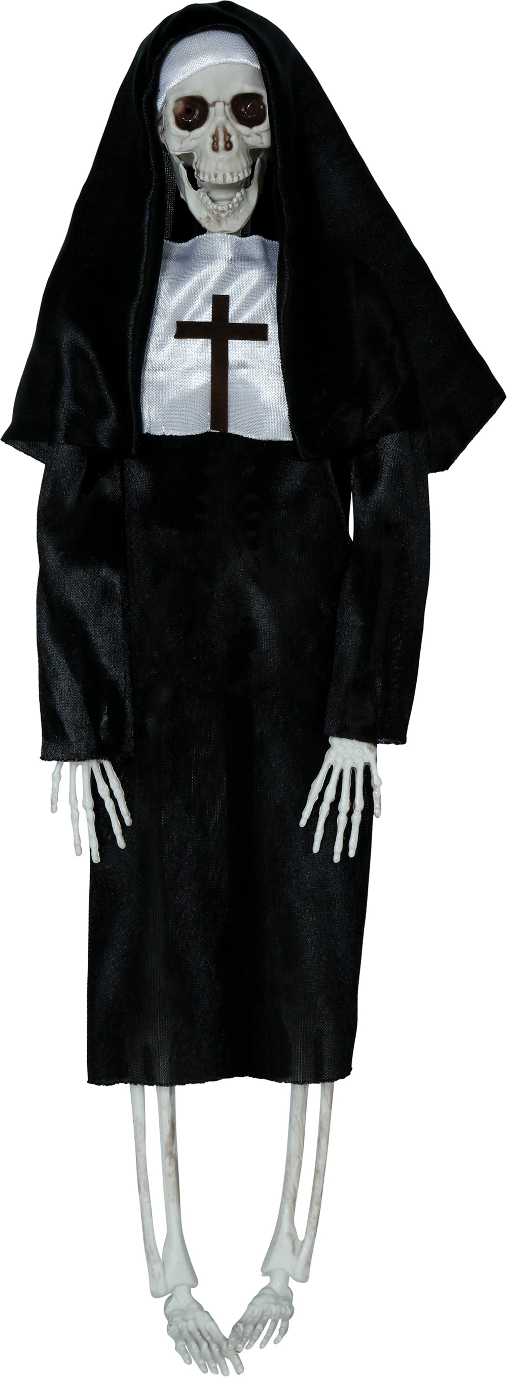 GP29003 – Skelett Nonne Halloween Dekoration – Farbe: Schwarz / Weiß