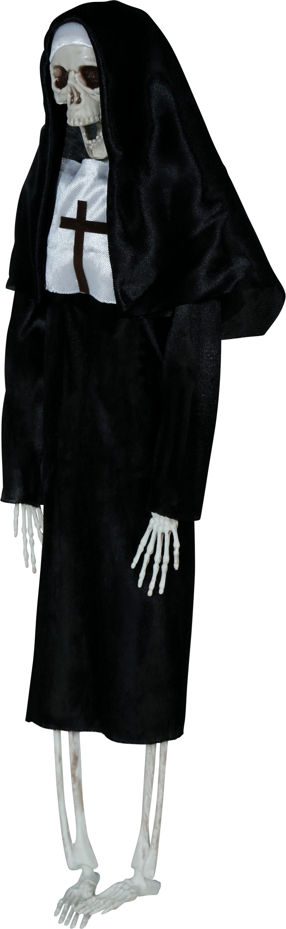 GP29003 – Skelett Nonne Halloween Dekoration – Farbe: Schwarz / Weiß