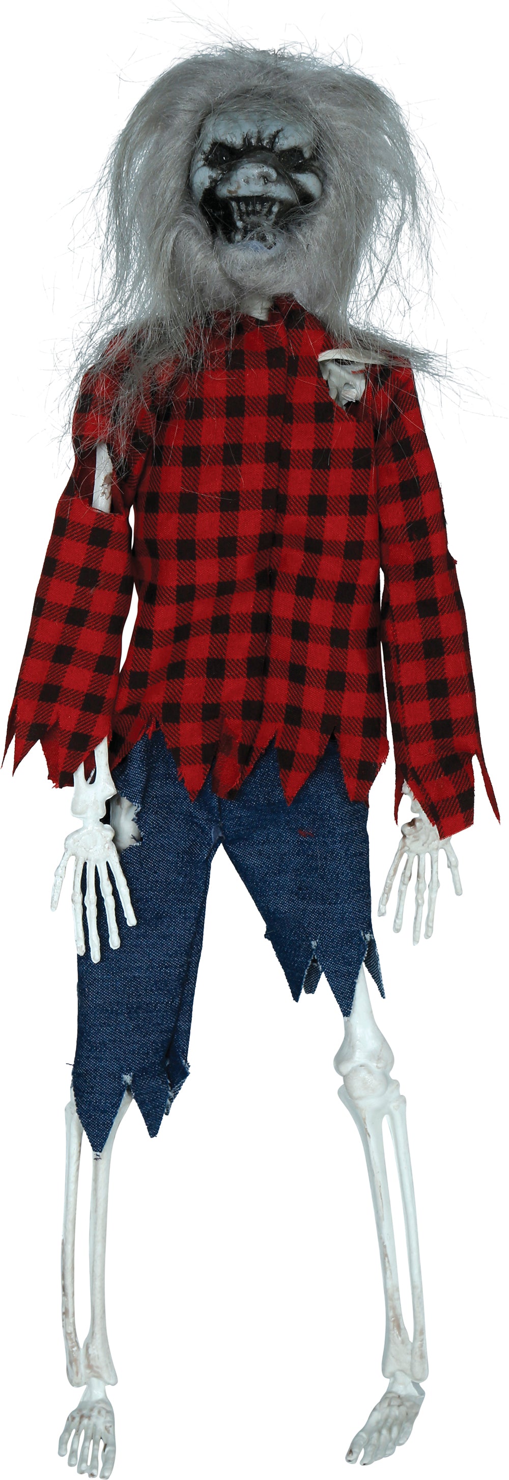 GP29015 – Werwolf Hängedeko Halloween Wolfmann – Farbe: Rot / Blau