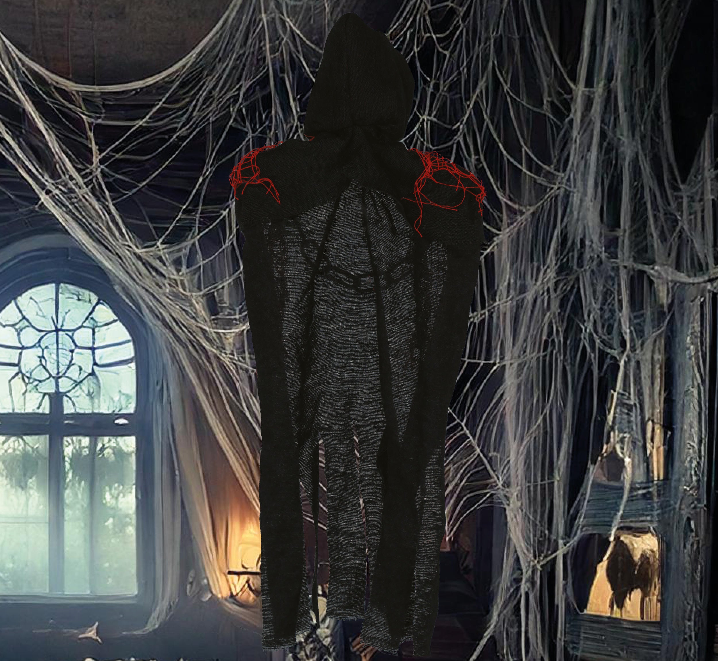 GP29018 – Halloween Gruselmonster Wanddeko – Farbe: Schwarz