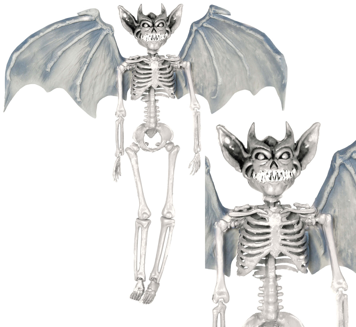 GP29022 – Skelett Vampir Dämon Kreatur – Farbe: Grau