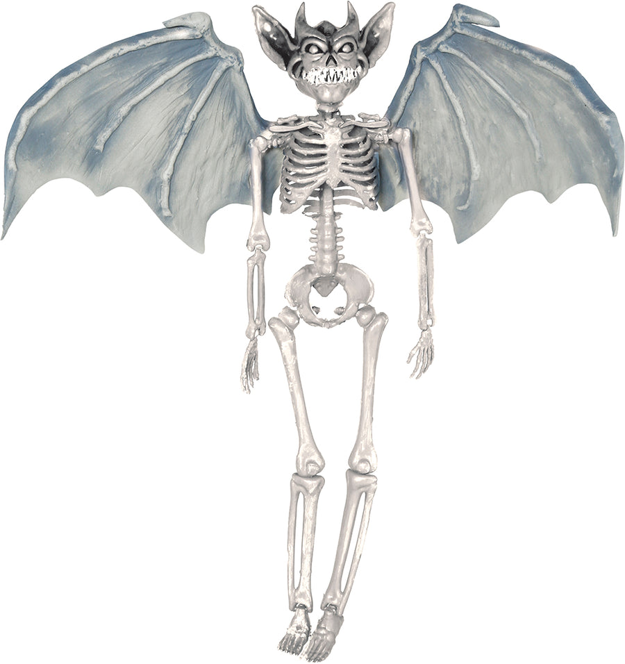 Vampir Skelett Hängedekoration 40 cm mit Flügeln