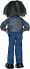 GP29023 – Clown Grusel Puppe Gruseldekoration – Farbe: Blau