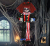 GP29024 – Clown Horror Mädchen Halloween Deko – Farbe: Schwarz