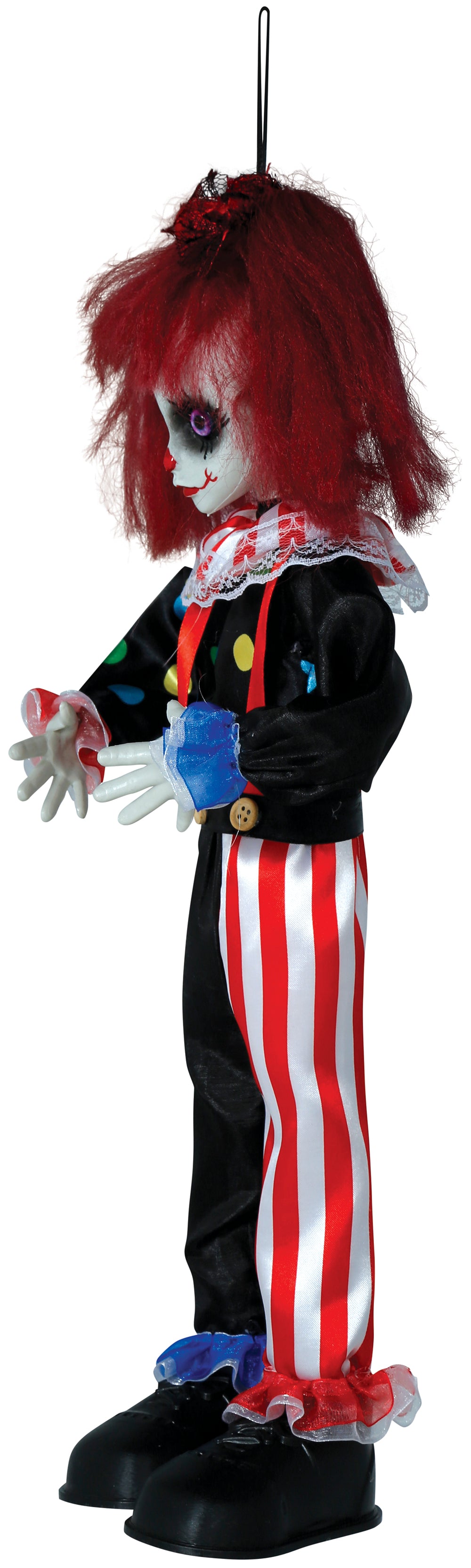 GP29024 – Clown Horror Mädchen Halloween Deko – Farbe: Schwarz