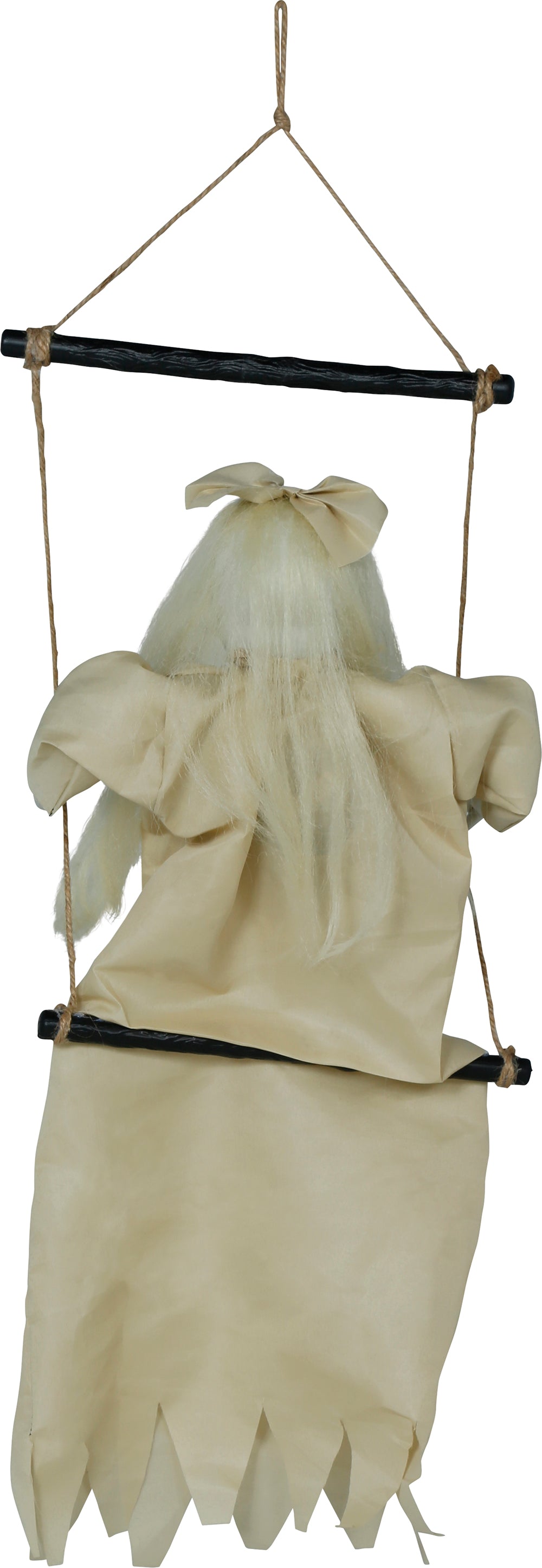 GP29026 – Halloween Schaukelnde Geisterfigur Gruseldeko – Farbe: Beige