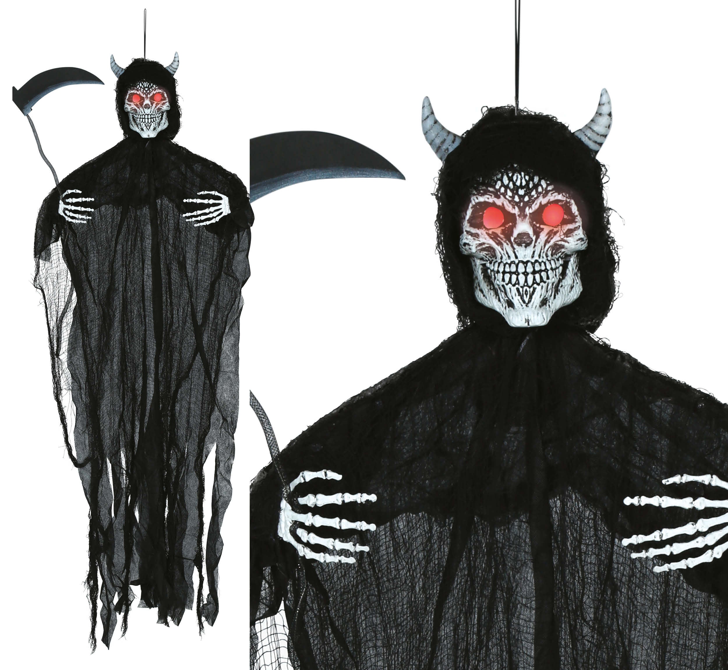 GP29027 – Dämonische Halloween Hängefigur – Farbe: Schwarz