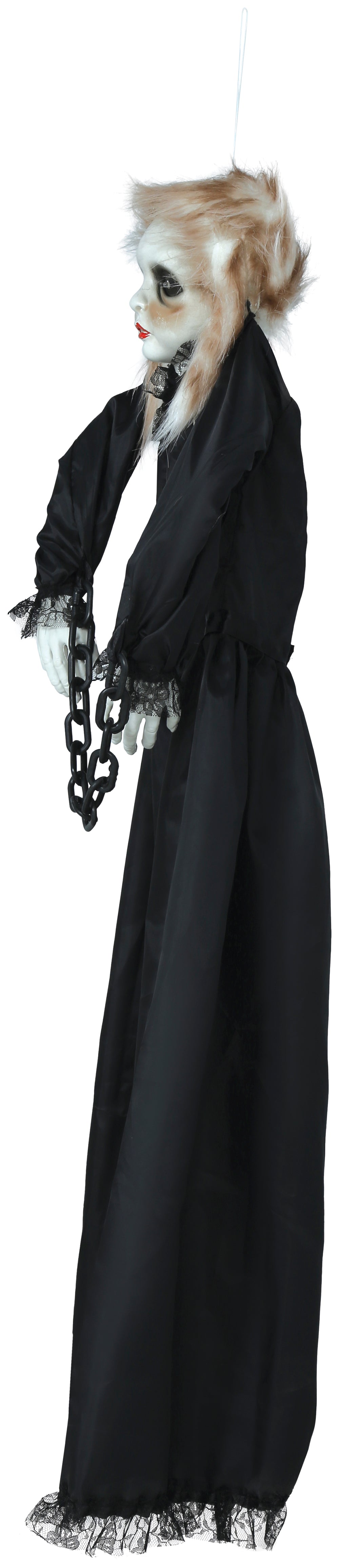 GP29028 – Halloween Puppe Hängefigur Spukhaus – Farbe: Schwarz
