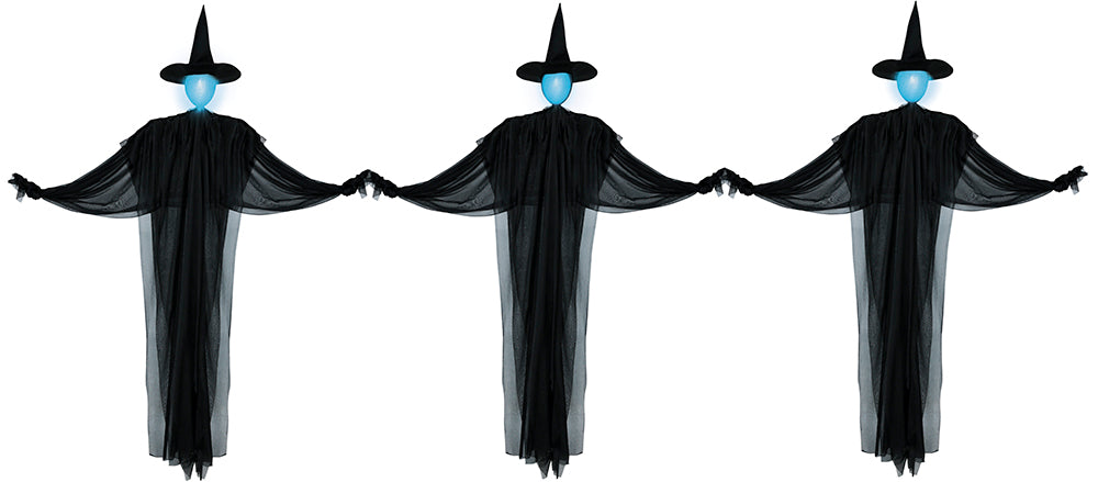 GP29035 – Hexen Halloween Dekofigur Grusel – Farbe: Schwarz