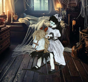 Hexenpuppe Schaukelpferd Geistermädchen, Bild 3