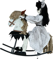 Hexenpuppe Schaukelpferd Geistermädchen, Bild 5