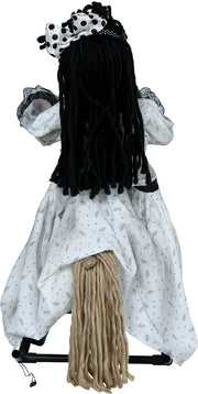Hexenpuppe Schaukelpferd Geistermädchen, Bild 6