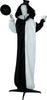 GP29040 – Clown Horrorfigur Halloween Dekoration – Farbe: Weiß / Schwarz