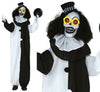 GP29040 – Clown Horrorfigur Halloween Dekoration – Farbe: Weiß / Schwarz