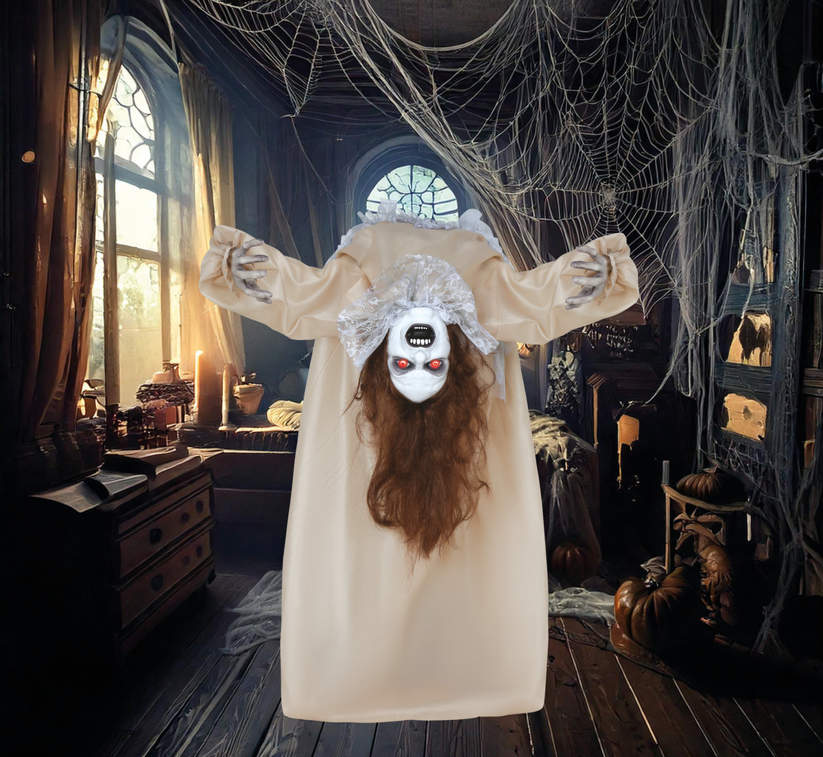 GP29041 – Halloween Horror Figur Gruselige – Farbe: Weiß
