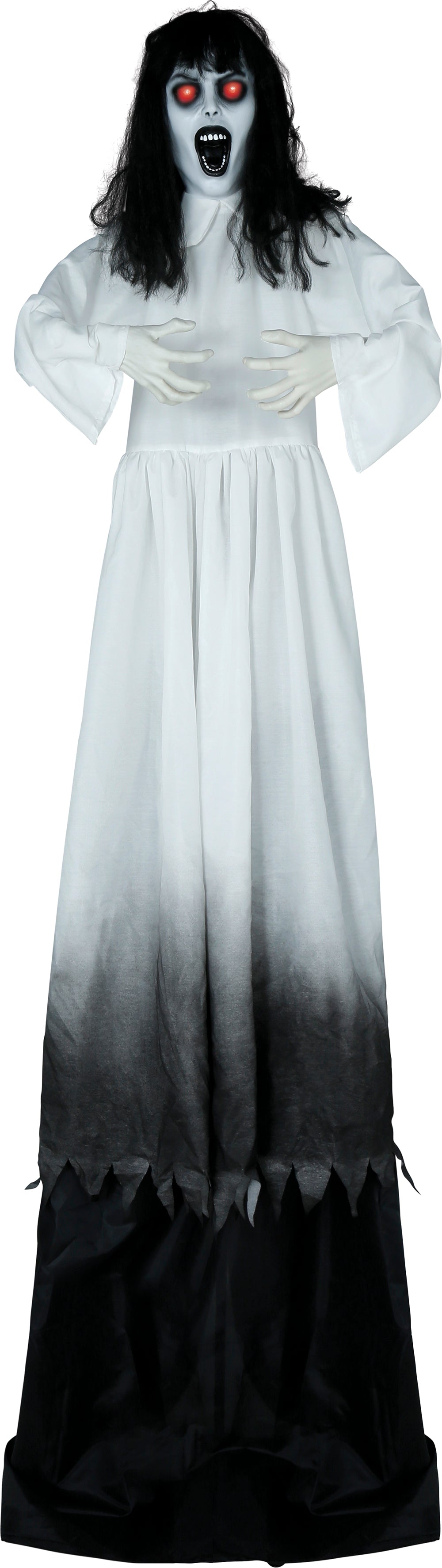 GP29043 – Halloween Zombie Dame Grusel Dekoration – Farbe: Weiß