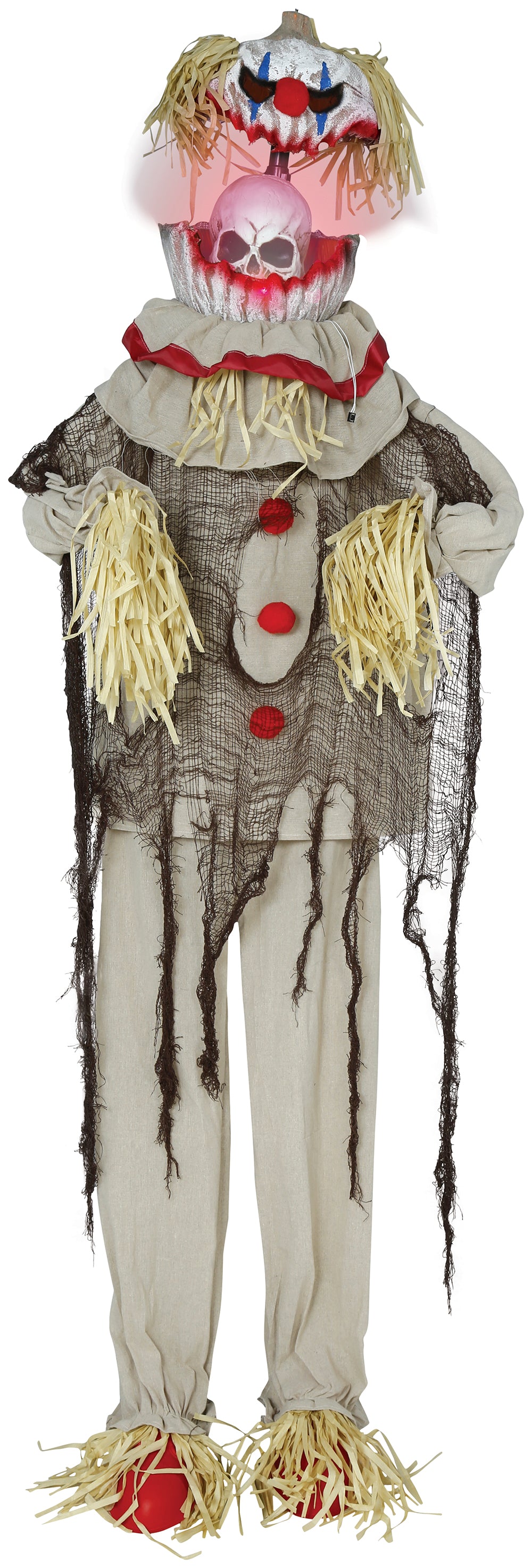 GP29044 – Clown Kürbis Halloween Figur Grusel Spuk – Farbe: Beige