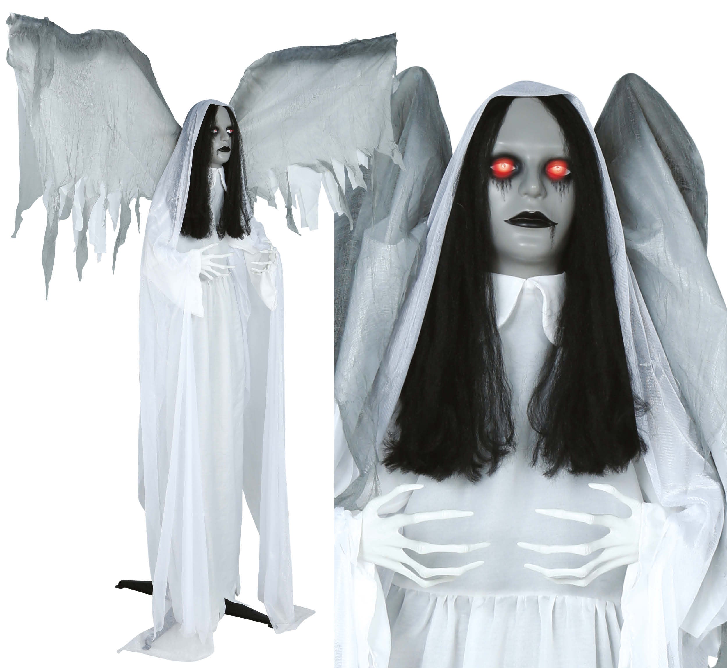 GP29046 – Halloween Engel Statue Dekofigur – Farbe: Weiß