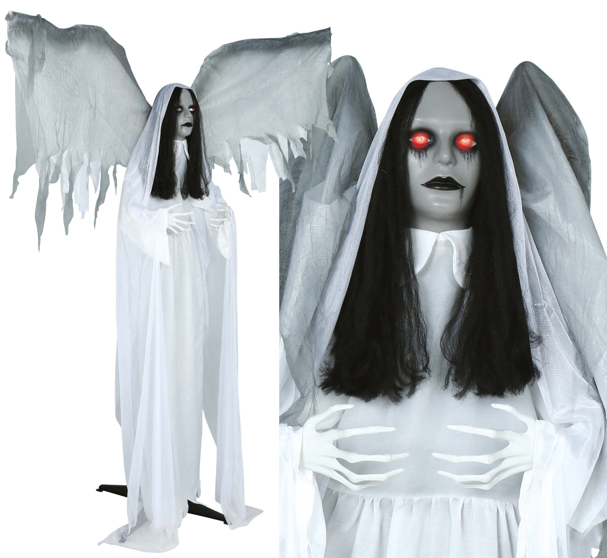GP29046 – Halloween Engel Statue Dekofigur – Farbe: Weiß