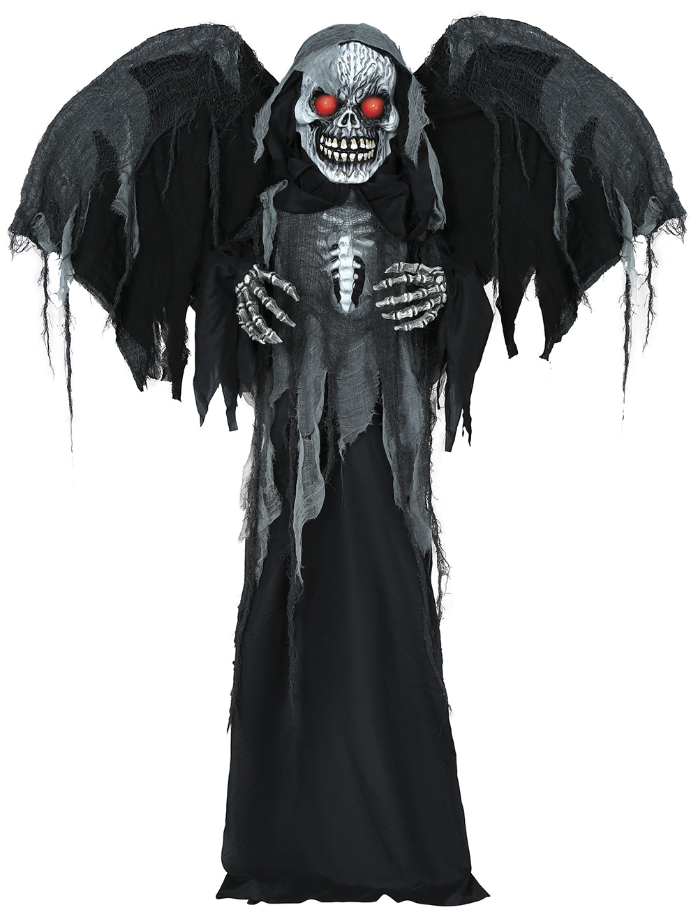 GP29047 – Skeletthorror Figur Mit Flügeln – Farbe: Grau