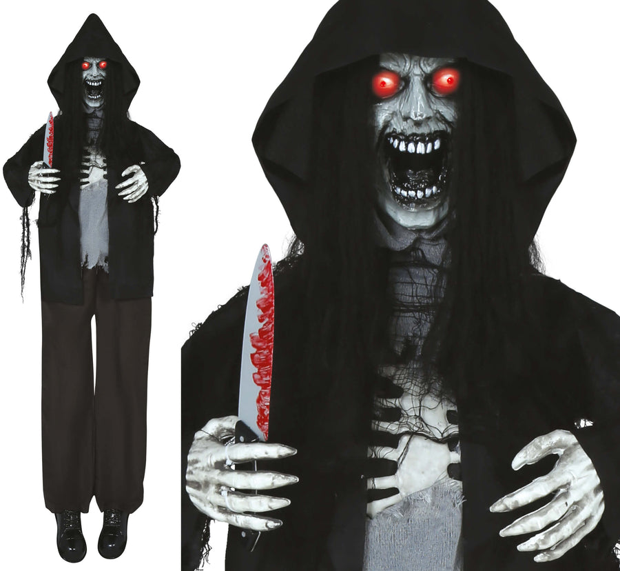 GP29049 – Zombie Horror Figur Halloween Deko – Farbe: Schwarz, Ansicht 2