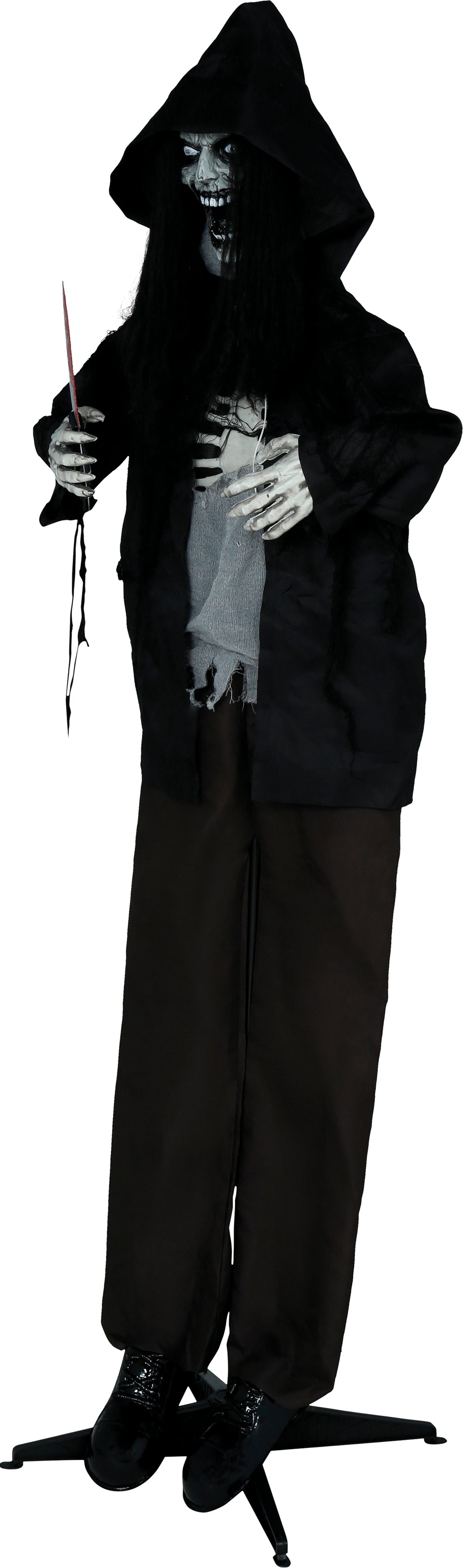 GP29049 – Zombie Horror Figur Halloween Deko – Farbe: Schwarz