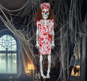 Skelett Krankenschwester Halloween, Bild 3