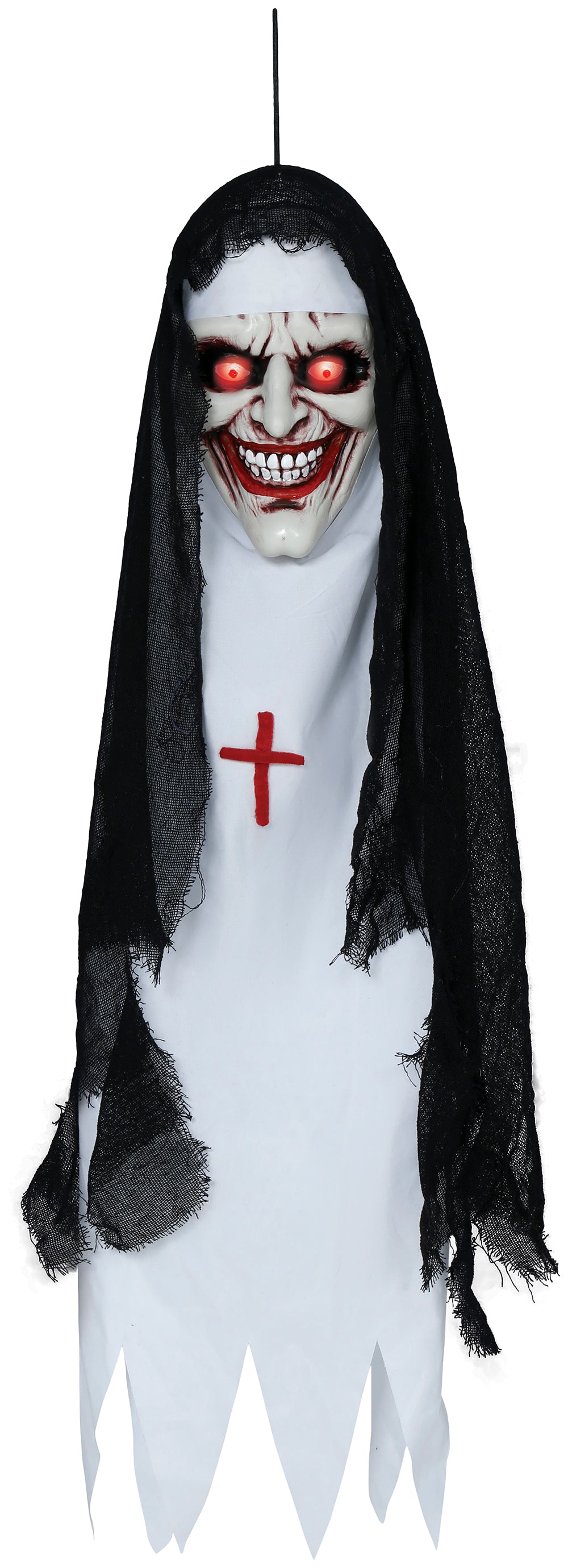 GP29062 – Horror Schwester Grusel Hängefigur – Farbe: Weiß / Schwarz